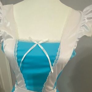 Alice in wonderland costume dress and headband like new condition